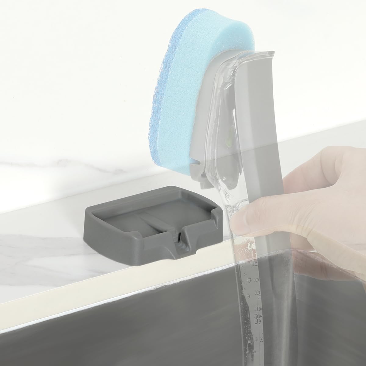 LANMU-Dish-Wand-Holder-Compatible-with-Scotch-Brite-Dishwand,-Silicone-4115