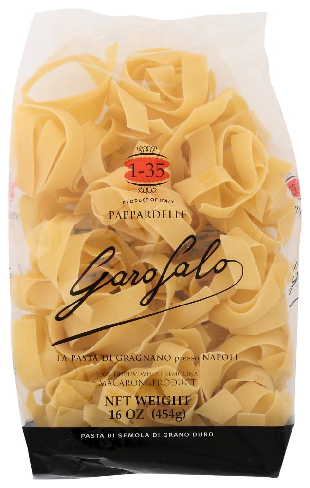 Garofalo---Premium-Durum-Wheat-Semolina-Pappardelle-Pasta,-Italian-Bronze-Drawn,-758