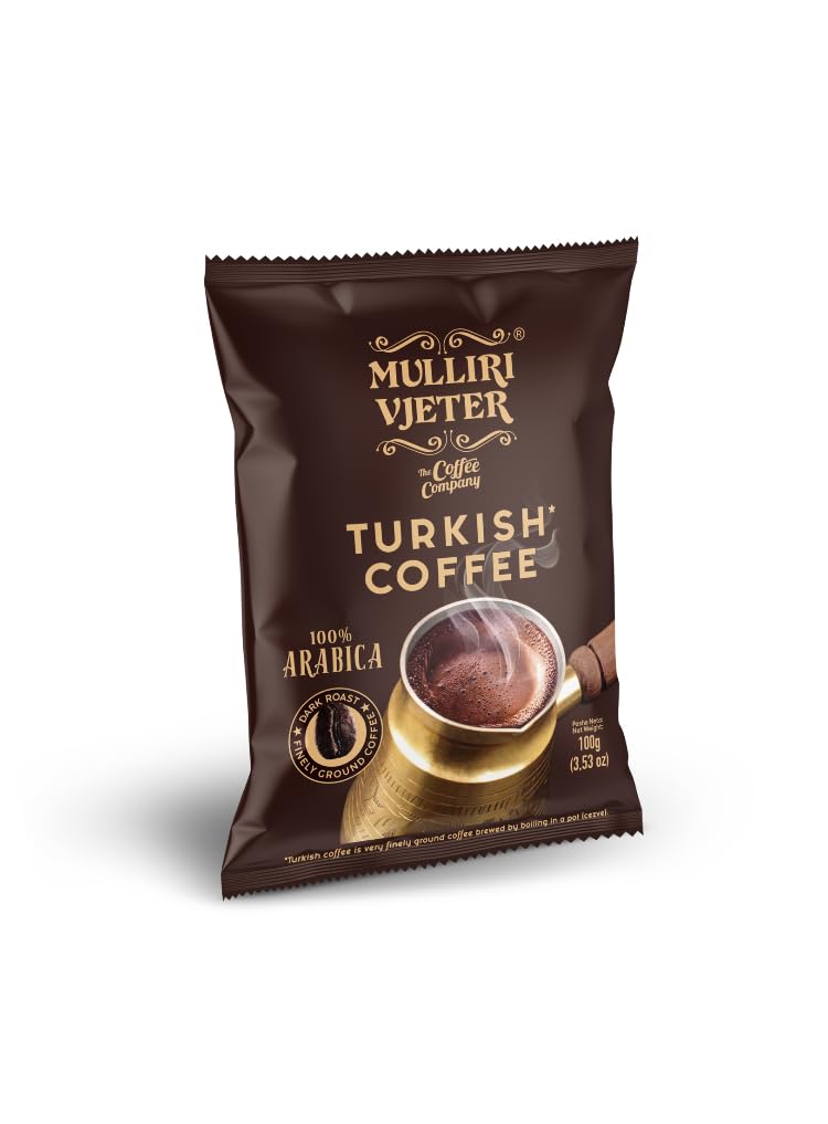 Mulliri-Vjeter-Turkish-Coffee,Dark-Roast-Finely-Ground-Coffee,100%-Arabica,-(100g)-------1078
