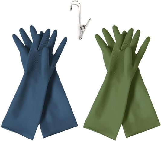 HOMSSEM-Dishwashing-Gloves–-2-Pairs-of-Dish-Gloves-Premium-Rubber-834