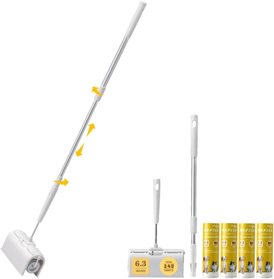 Large-Surface-Lint-Roller-with-Extendable-Long-Handle-Dust-Proof-Cover-249