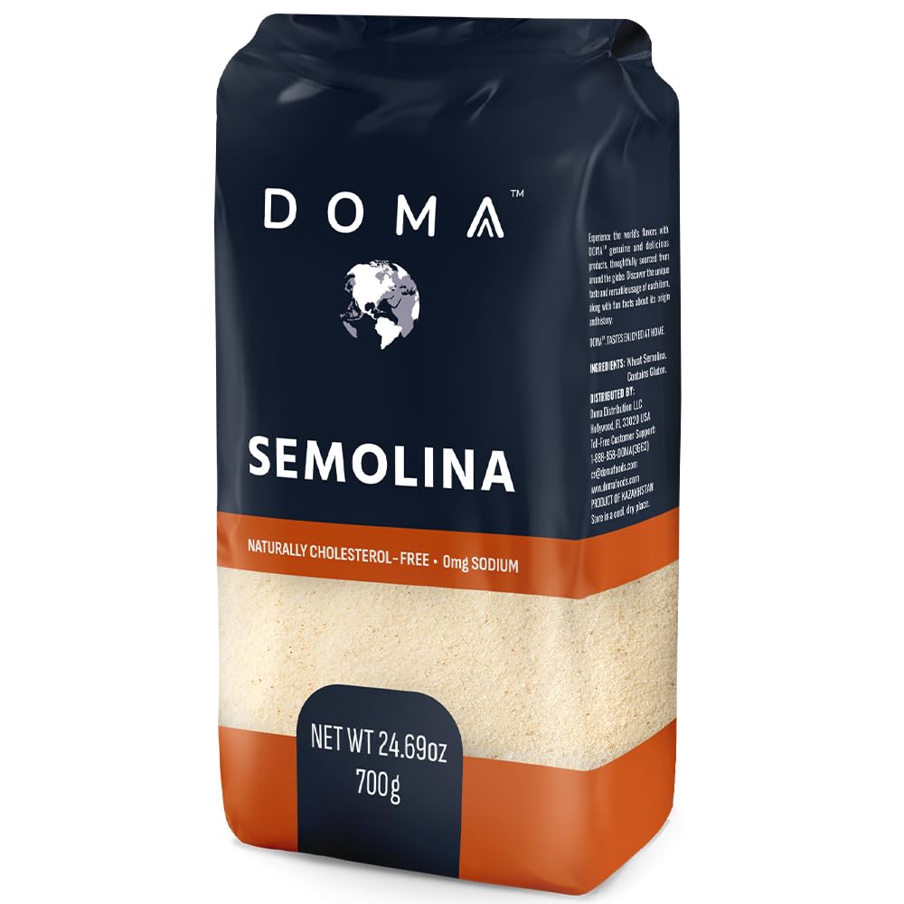 DOMA-Semolina-Flour-1.54lb-(1x1.54lb)---Larger-Granules-Better-Hold-Sauces-&-177