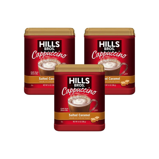 Hills-Bros-Salted-Caramel-Cappuccino,-14-Oz-(Pack-of-3)-------1016