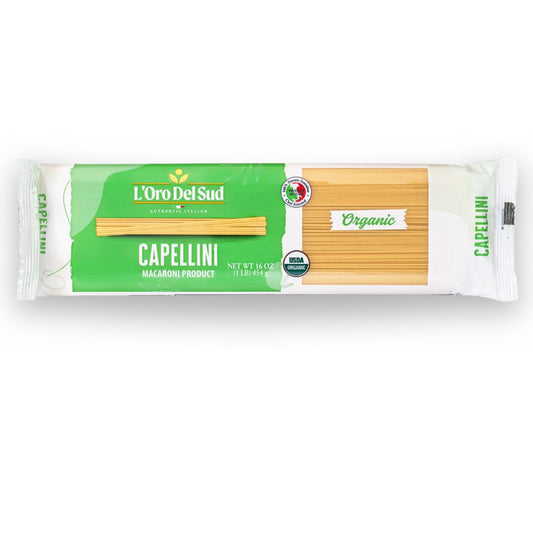 L'Oro-Del-Sud-Organic-Capellini,-1-Durum-Wheat,-Italian-Premium-554