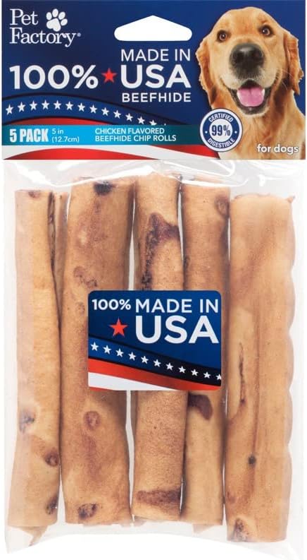 Pet-Factory-1-Made-in-USA-Beefhide-5"-Chip-Rolls-Dog-Treats-1167