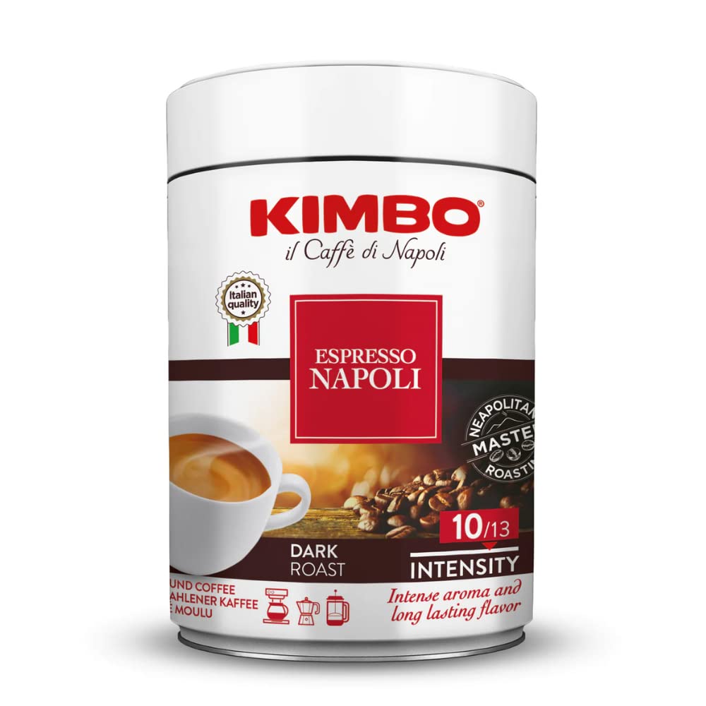Kimbo-Napoli---250g-Tin-for-Rich,-Bold-and-Flavorful-Italian-Espresso,-Made-1972