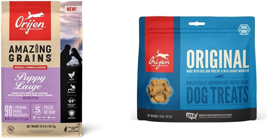 ORIJEN®-Dry-Dog-Food,-High-Protein,-Amazing-Grains-Puppy-Large-Breed-22.5LB-Freeze-113