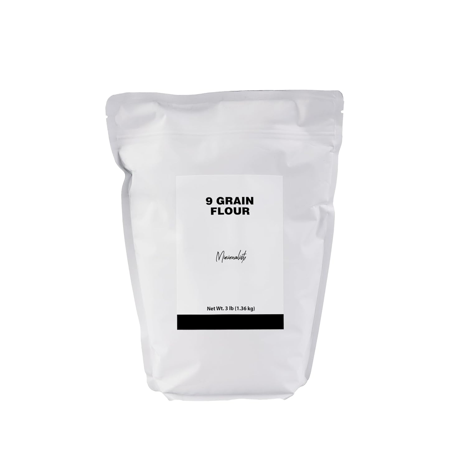 Minimalist-9-Grain-Flour,-Perfect-for-Baking-and-Cooking,-Packaged-in-a-205