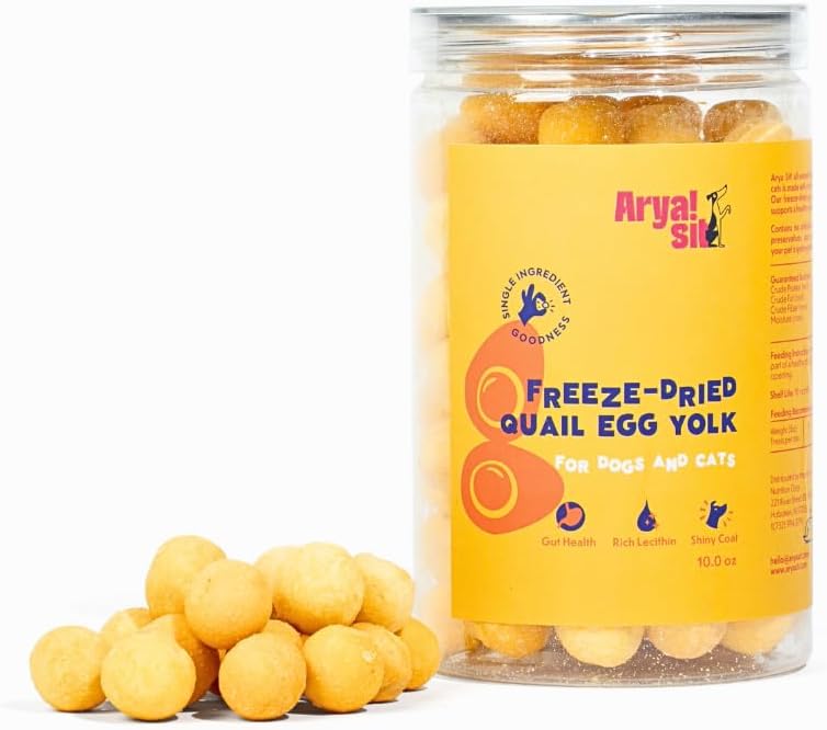 Freeze-Dried-Single-Ingredient-Dog-Treats-(Egg-Yolk-10oz)-2691
