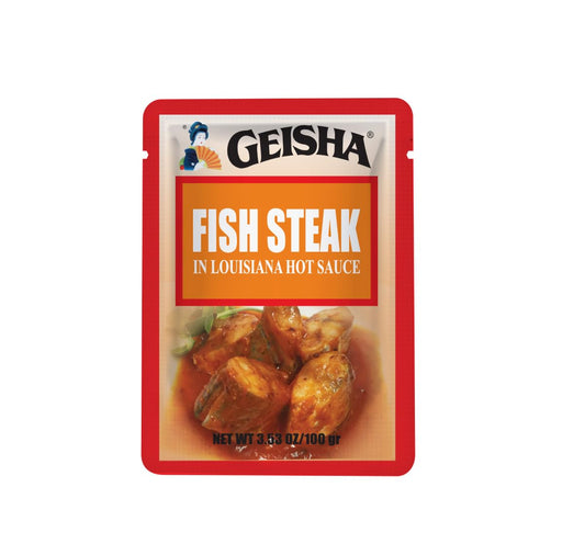 GEISHA-Fish-Steak-in-Louisiana-Hot-Sauce-3.53oz-(Pack-of-24),-Fish-Steak|-377