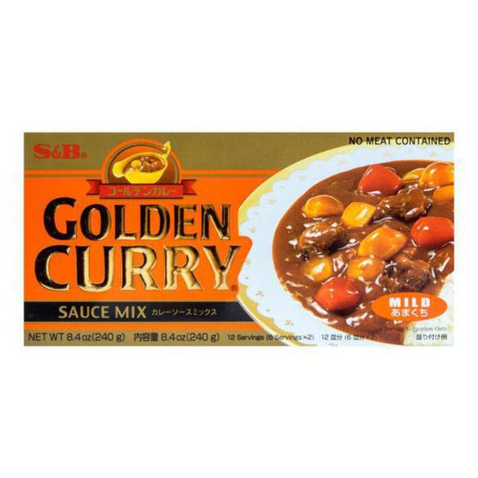 S&B-Golden-Curry-Sauce-Mix,-Mild,-7.8-Ounce---------1982