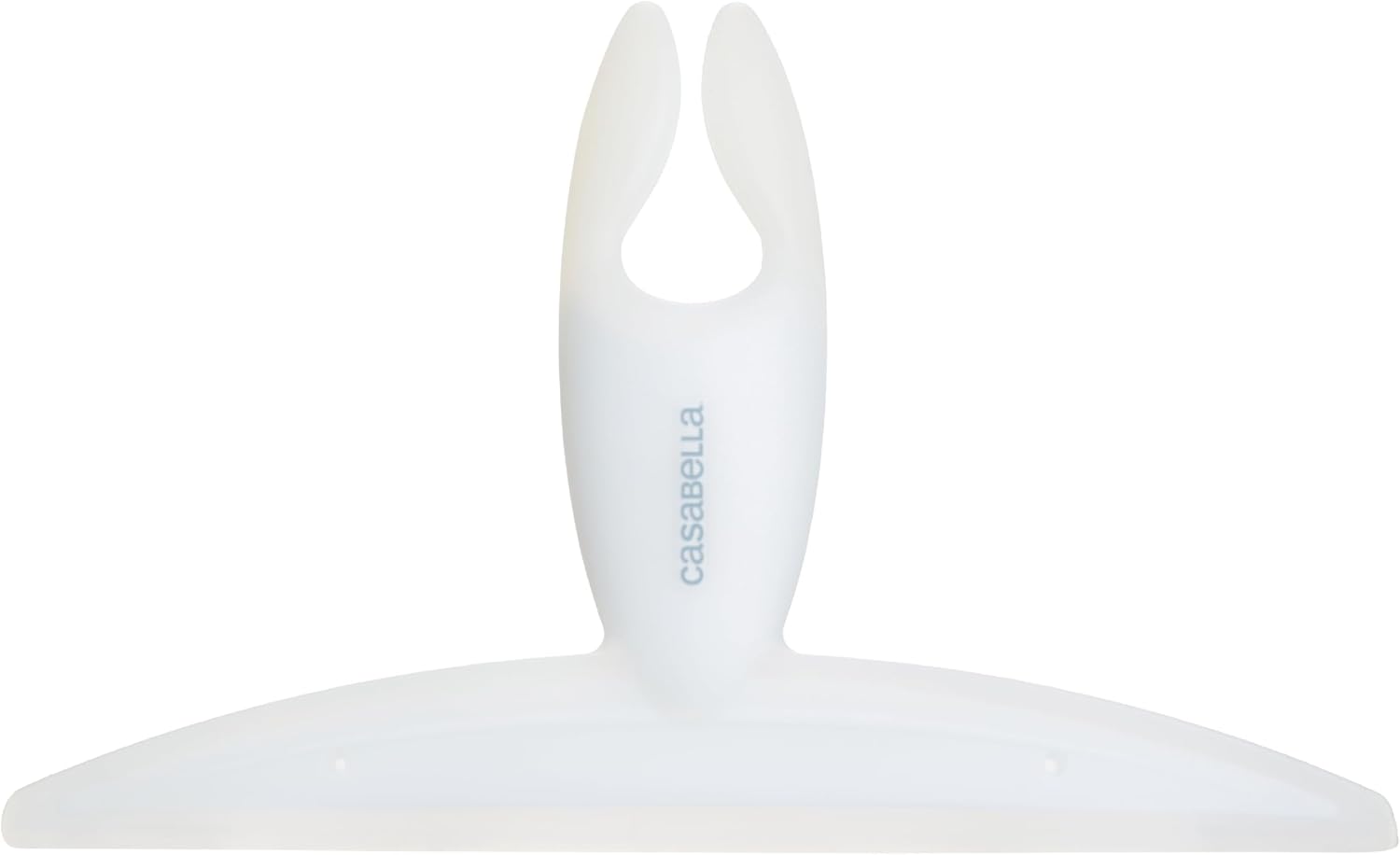 Casabella-Clip-On-Silicone-Shower-Squeegee,-White---10"-Wide,-Sturdy-4053