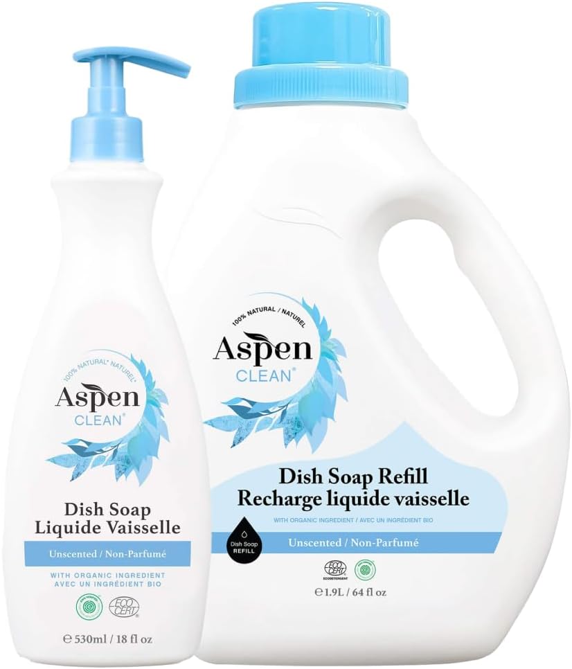 AspenClean-Dish-Soap-&-Refill-|-Unscented-|-64-fl-oz---76