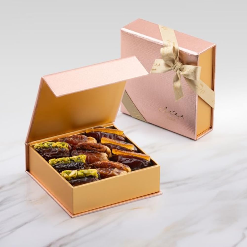 Bateel-|-Rose-Gold-Collection-|-Premium-Filled-Dates-Gift-Box-|-9-13