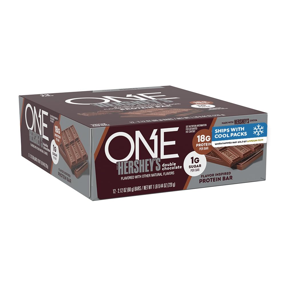 ONE-Hershey's-Double-Chocolate-Protein-Bars,-18g-Protein,-12-ct-|--18g-Protein,-1g-Protein-2208