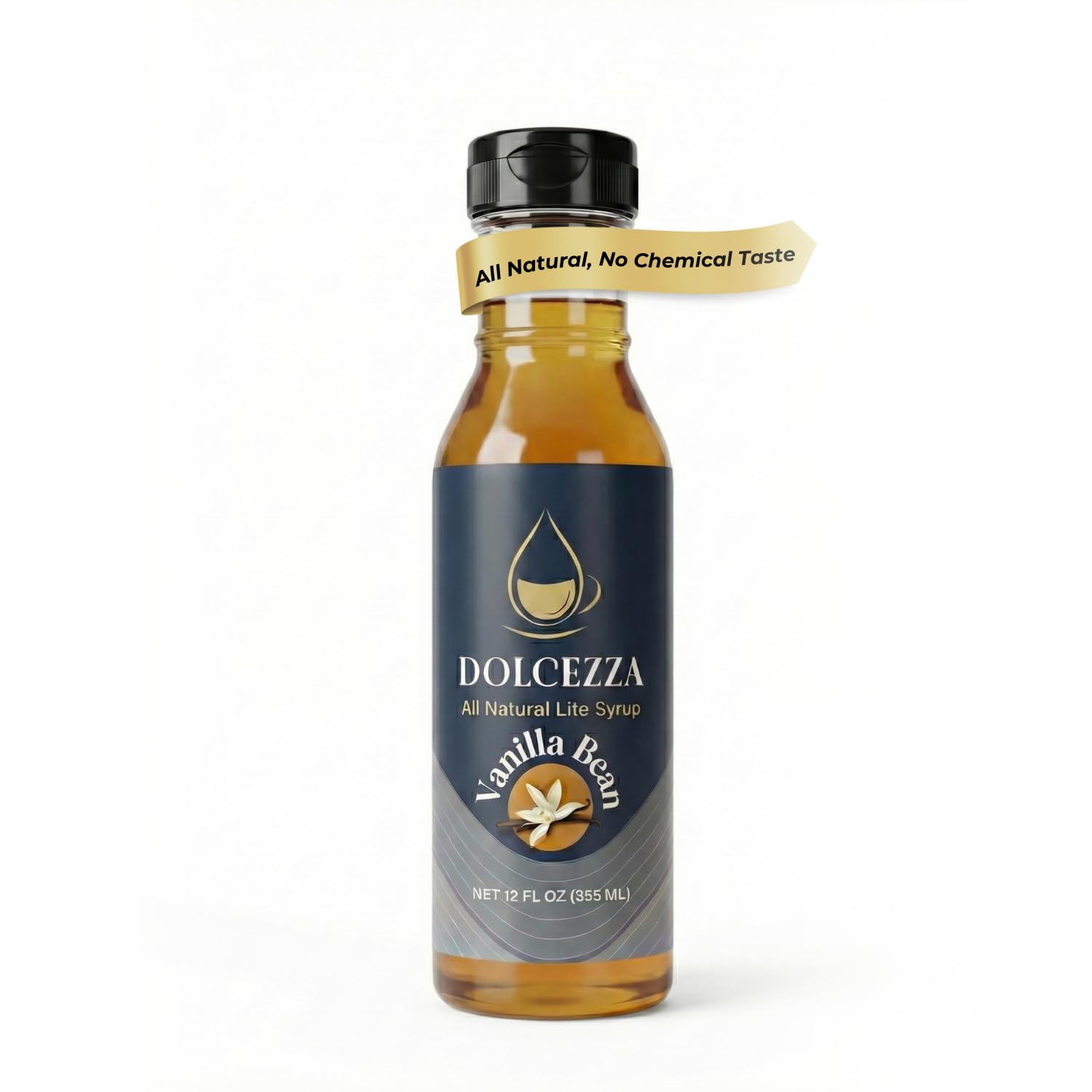 Dolcezza-Vanilla-Allulose-Syrup,-All-Natural-Low-Sugar-Sweetener-for-Coffee,-Mixed-and-Keto-955