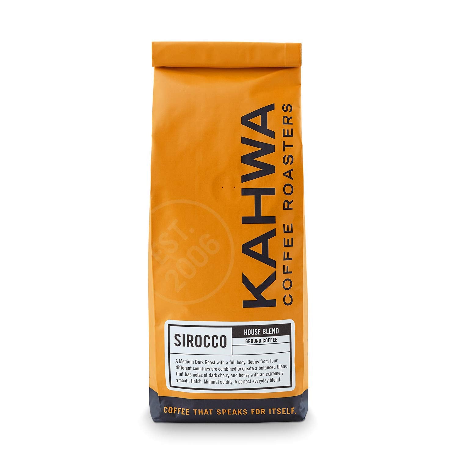 Kahwa-Coffee-Sirocco-Medium-Dark-Roast-House-Blend,-Ground-Coffee,-1-lb-Bag-813
