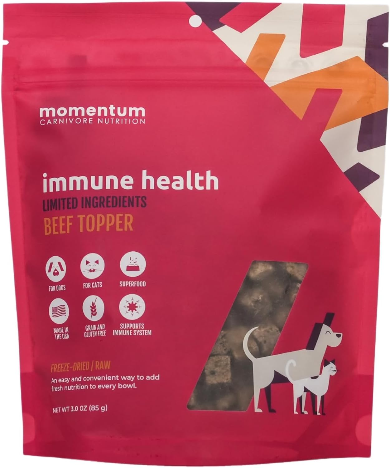 Momentum-Carnivore-Nutrition---Cubrealimento-antioxidante-liofilizado-para-mascotas,-475