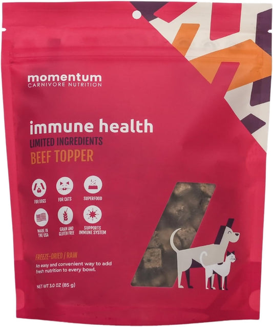 Momentum-Carnivore-Nutrition---Cubrealimento-antioxidante-liofilizado-para-mascotas,-475