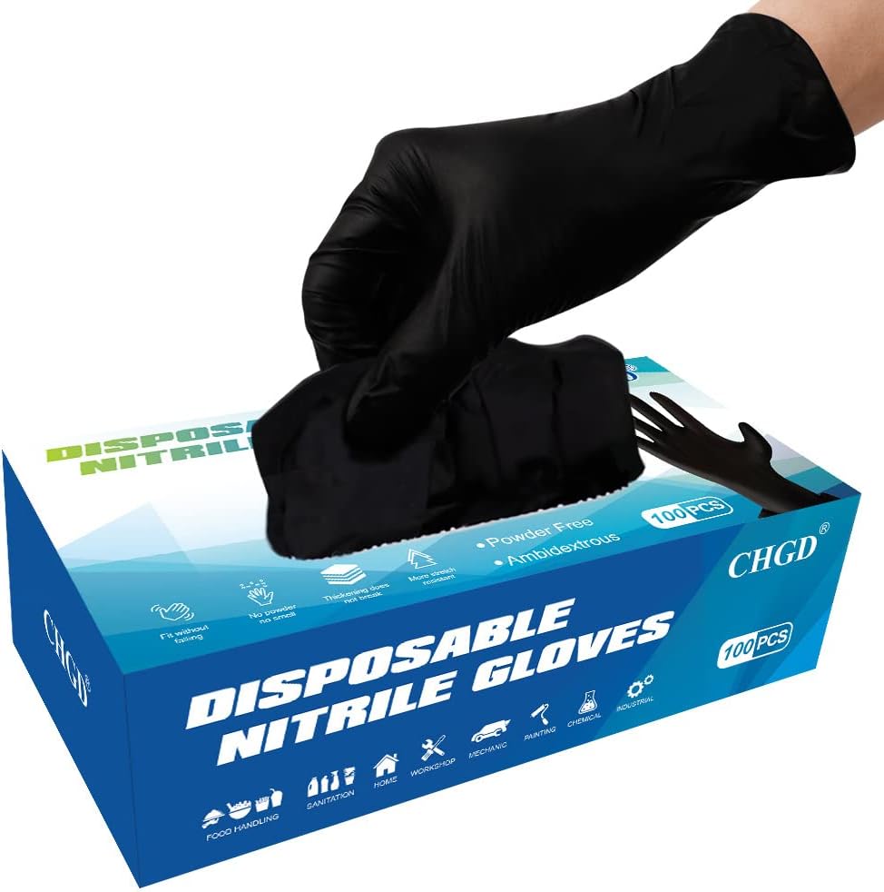 Disposable-Nitrile-Gloves,-Powder-Free,-Latex-Free,-Non-Sterile,-Industrial,-Food-Safe,-Medium,-1235