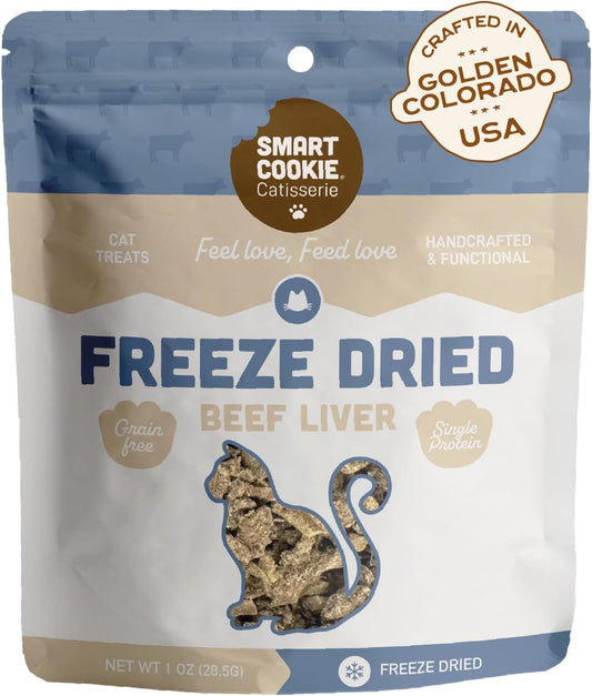 Smart-Cookie-Beef-Liver-Freeze-Dried-Cat-Treats-–-Single-Ingredient,-High-Protein-Snacks-692
