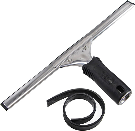 UNGER-Professional-12"-Performance-Window-&-Glass-Cleaning-Squeegee-with-4429