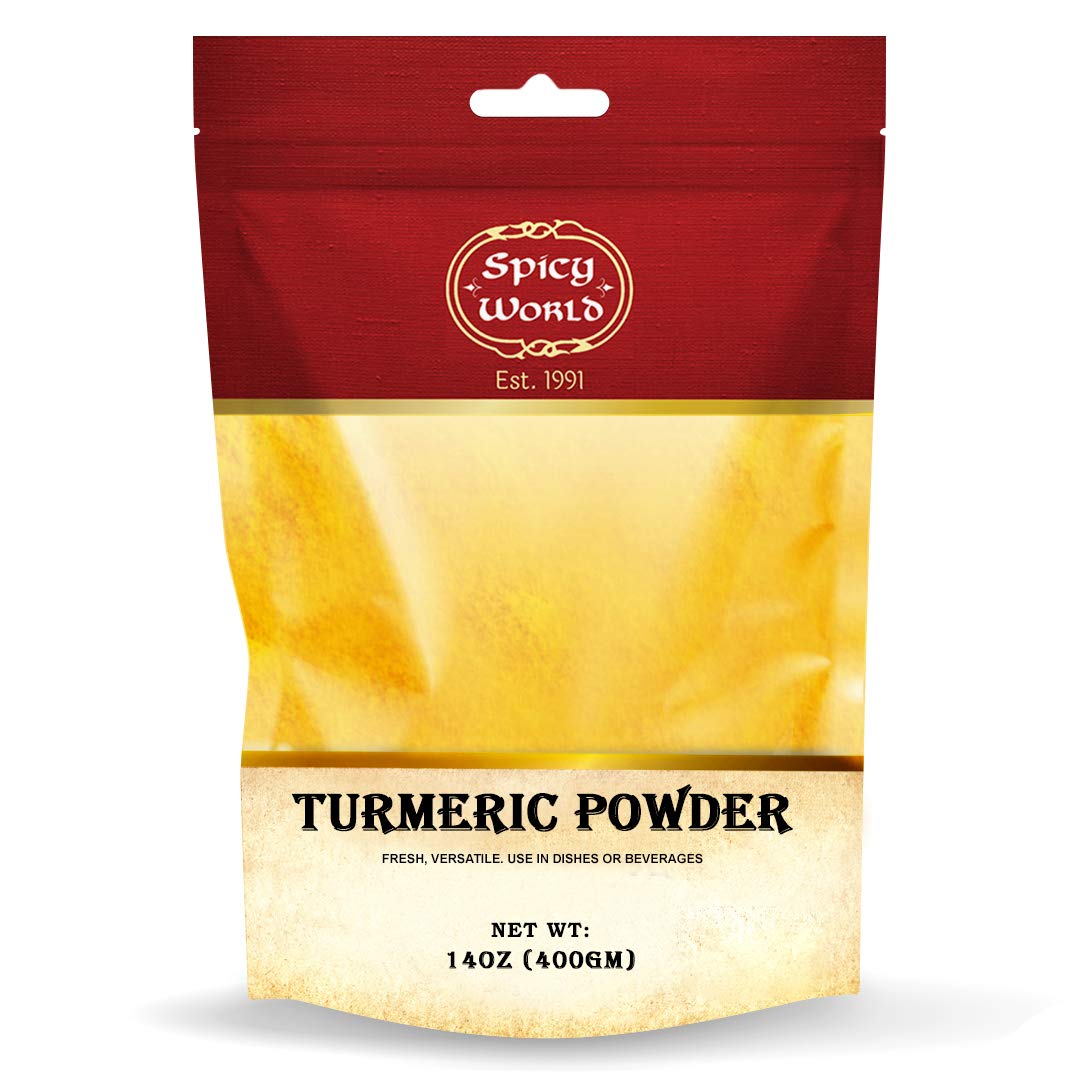 Spicy-World-Turmeric-Powder-14-Ounce-(400g)-|-Ground-Turmeric-Root,-Haldi-1263