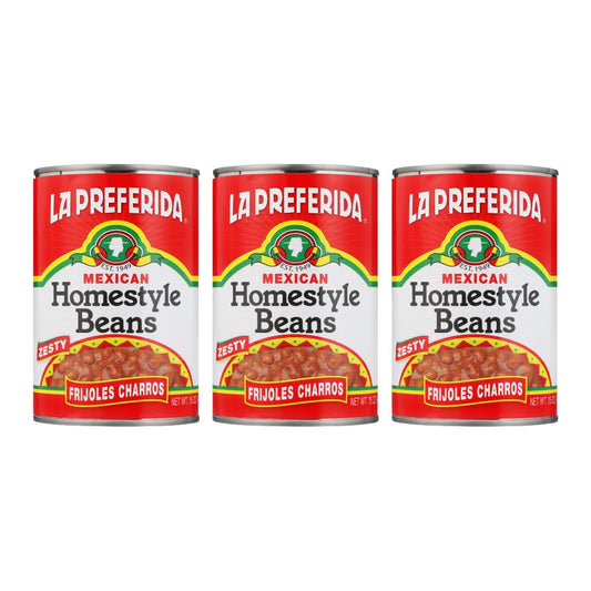 La-Preferida-Mexican-Foods-Homestyle-Beans,-16