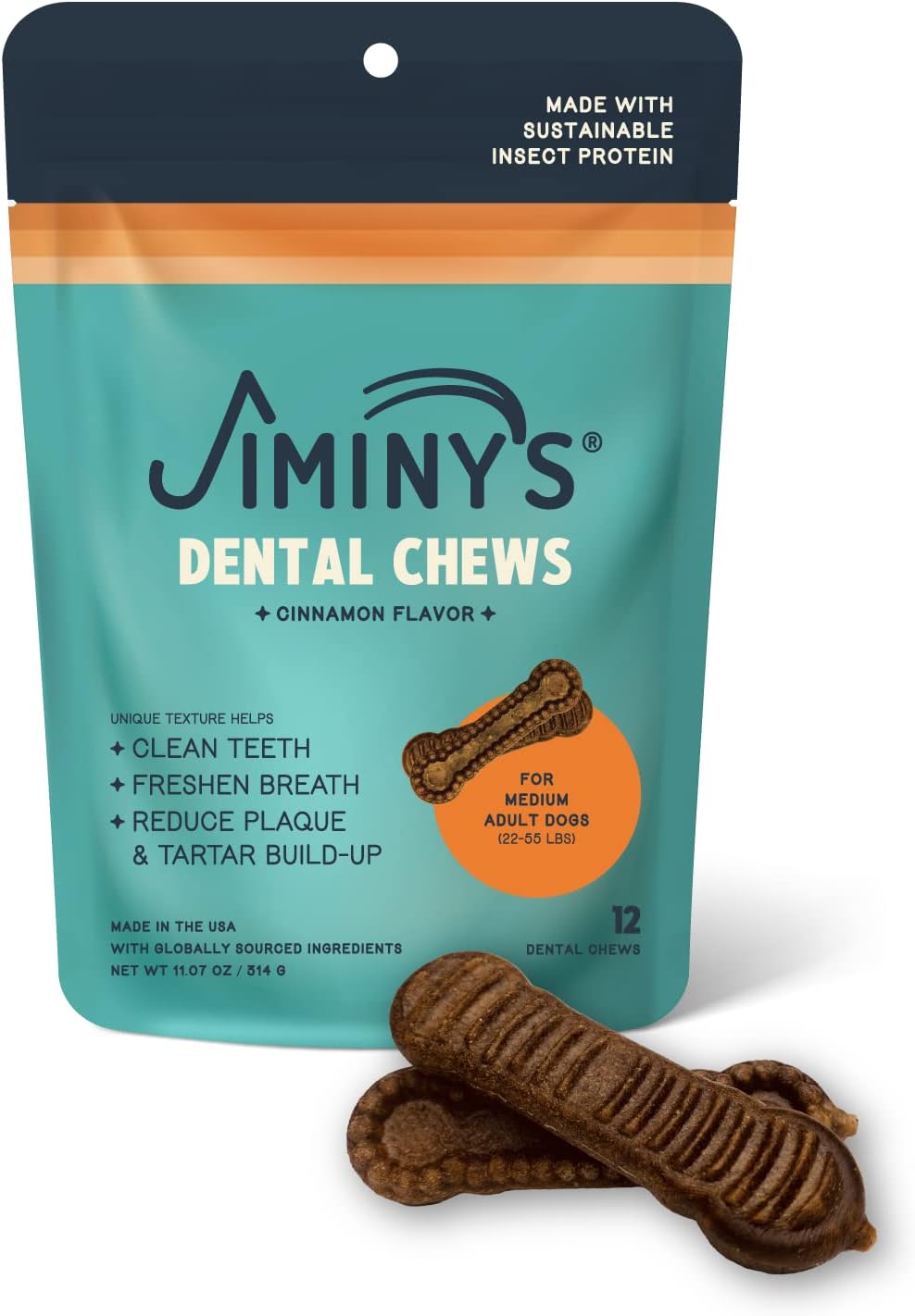 Dental-Chews-for-Dogs,-Cinnamon-Flavor,-Scientifically-Proven-1783