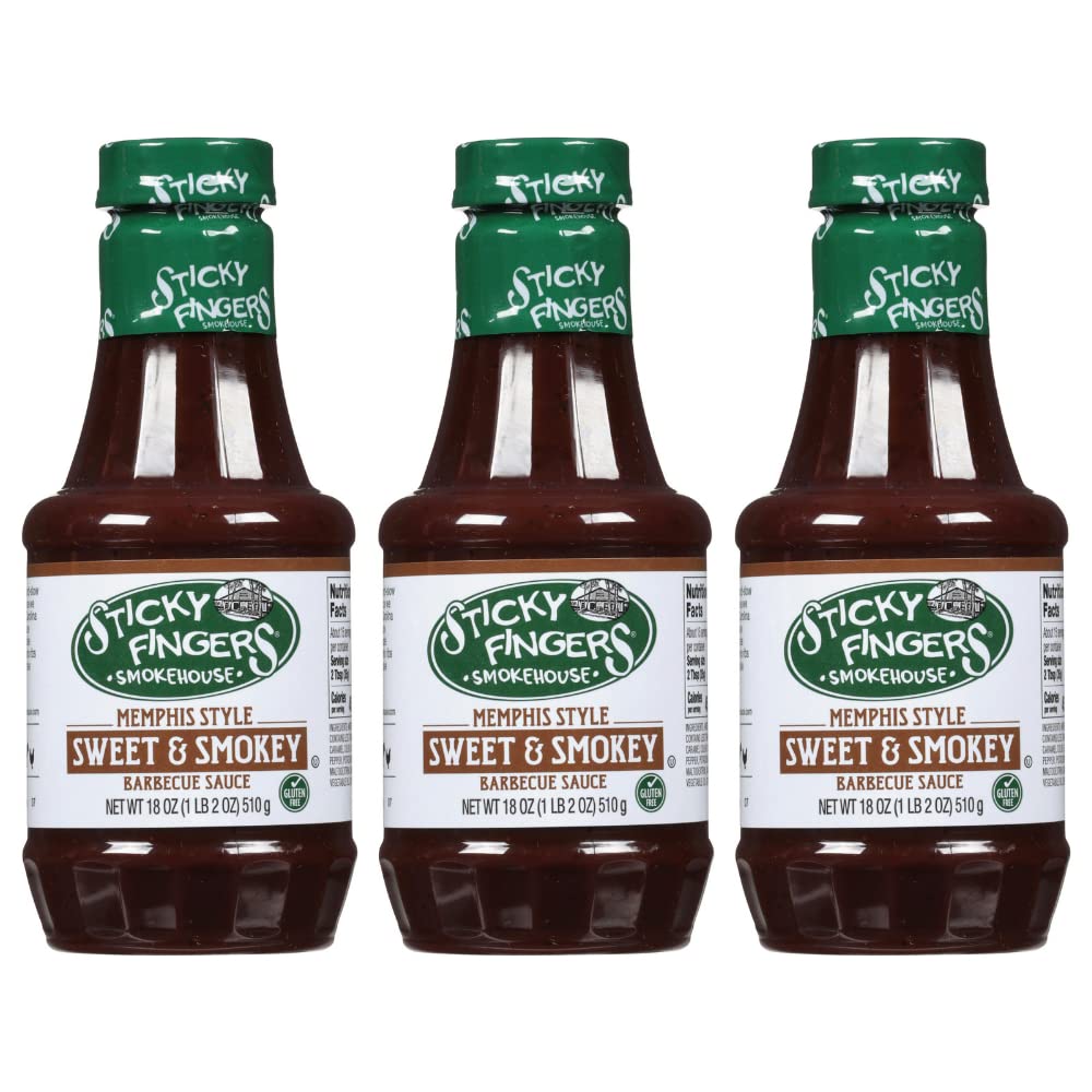 Sticky-Fingers-Memphis-Original-Barbeque-Sauce,-18-Oz-Bundle---Pack-of-927