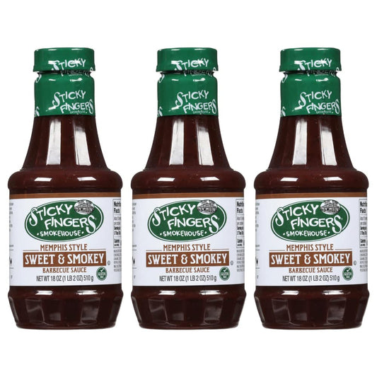 Sticky-Fingers-Memphis-Original-Barbeque-Sauce,-18-Oz-Bundle---Pack-of-927