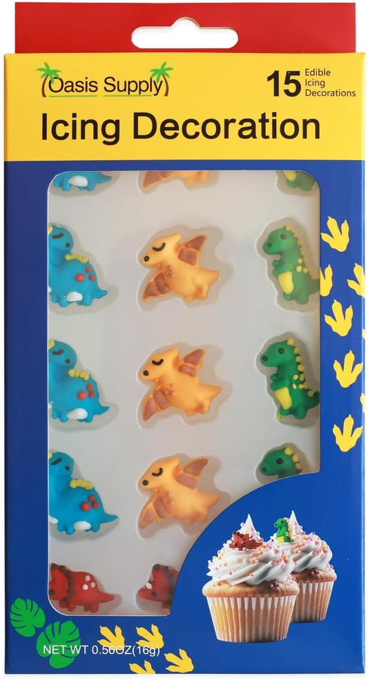 Oasis-Supply-Edible-Dinosaur-Cake-&-Cupcake-Toppers-–-Royal-Icing-Dino-in-Green,-466