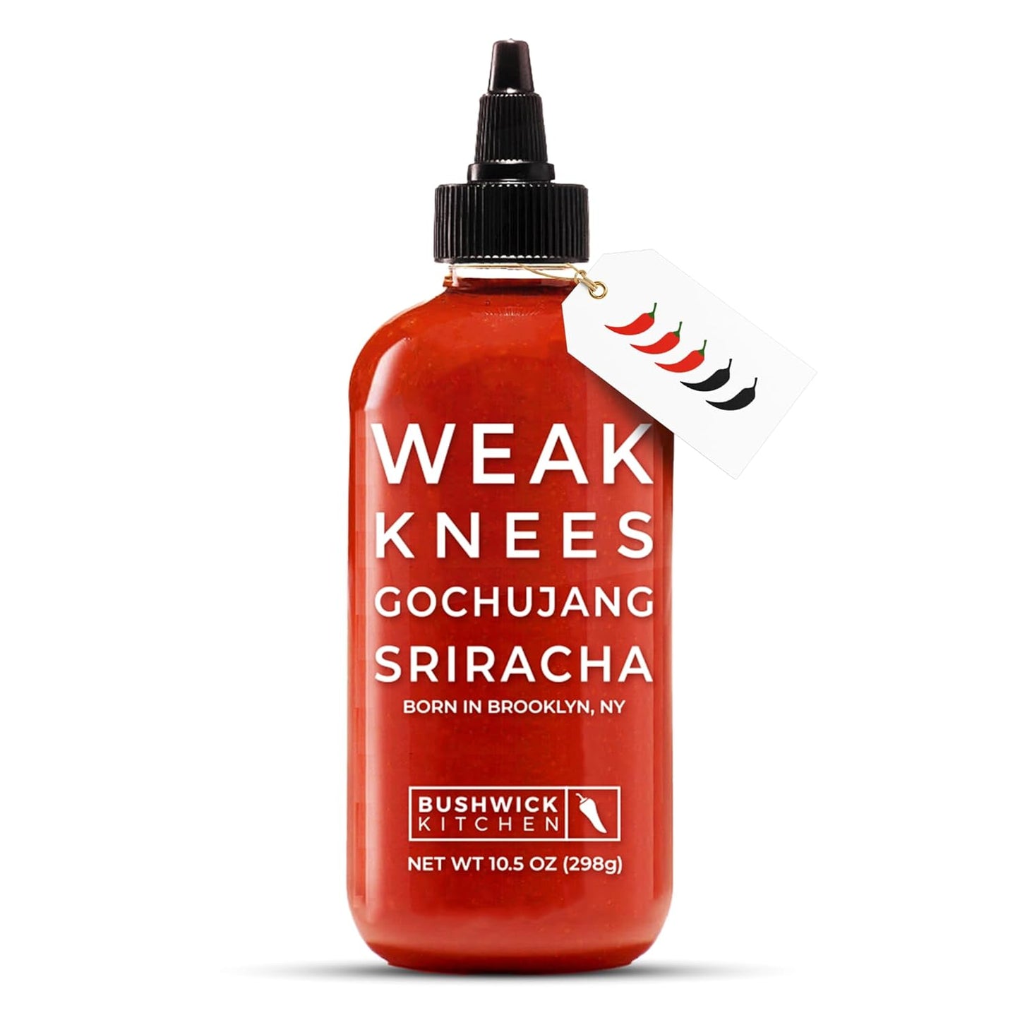 Weak-Knees-Gochujang-Sriracha-Hot-Sauce,-Infused-with-Bold-Korean-Gochujang-Paste-1821