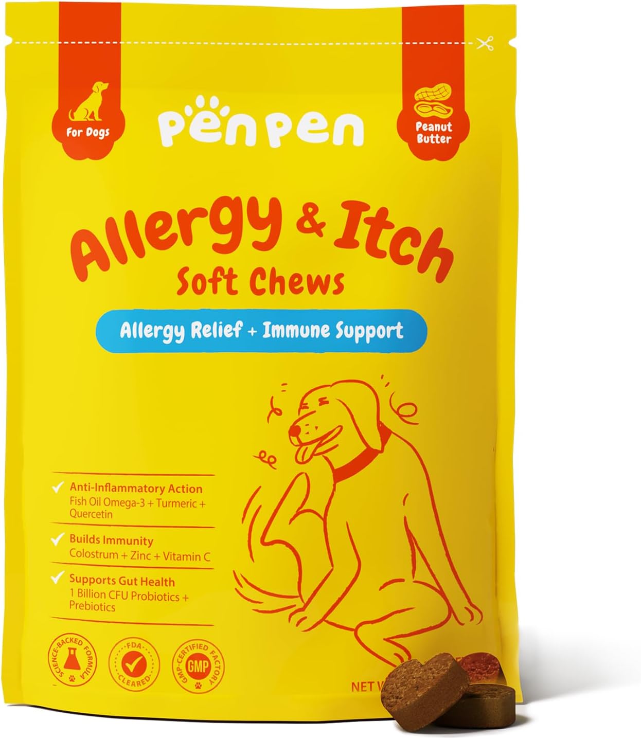 PENPENPET-Dog-Allergy-Relief-Chews,-Dog-Itching-Skin-Relief,-Omega-3-Dogs-170