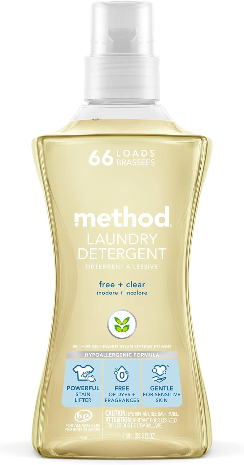 Method-Liquid-Laundry-Detergent;-Fragrance-Free-+-Clear;-Plant-Based-Stain-3621