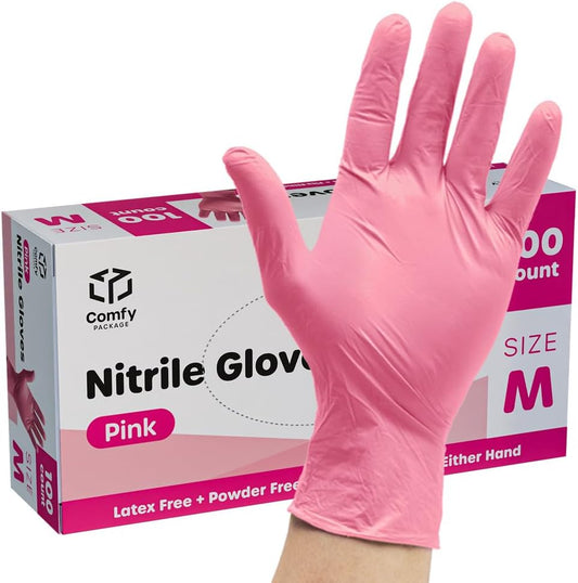 100-Count-Pink-Nitrile-Disposable-Gloves---Latex-&-Rubber-4617