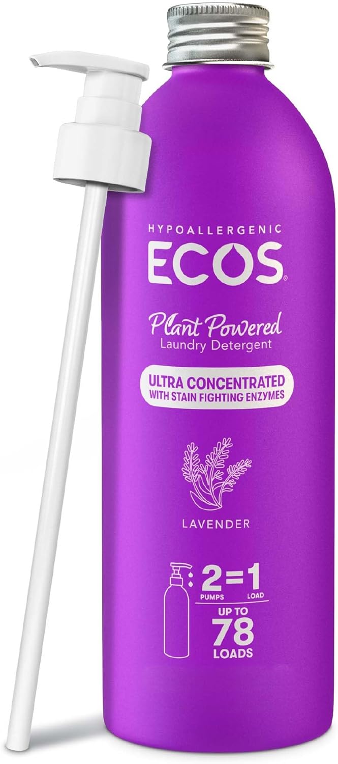 ECOS-Ultra-Concentrated-Liquid-Laundry-Detergent,-Sustainable-Aluminum-Bottle,-Up-to-78-279