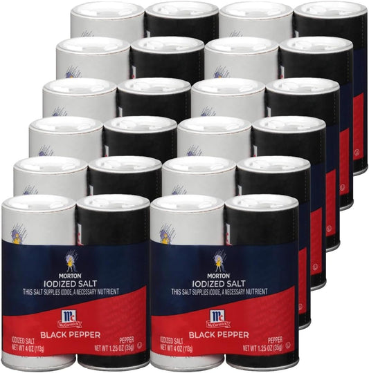 Morton-McCormick-Iodized-Salt-and-Pepper-Shaker-Set,-5.25-Ounce-(Pack-of-1872