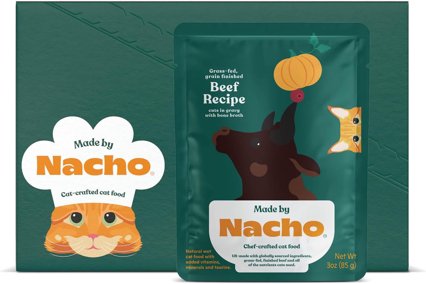Made-by-Nacho-Wet-Cat-Food,-Cuts-in-Gravy,-Limited-Ingredients,-Grain-Beef-with893