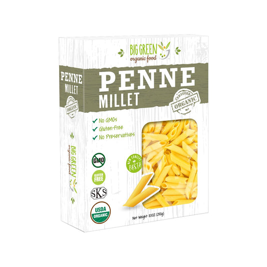 Big-Green-Organic-Food--Organic-Millet-Penne,-Gluten-Free,-Lectin-Free,-Vegan,-983