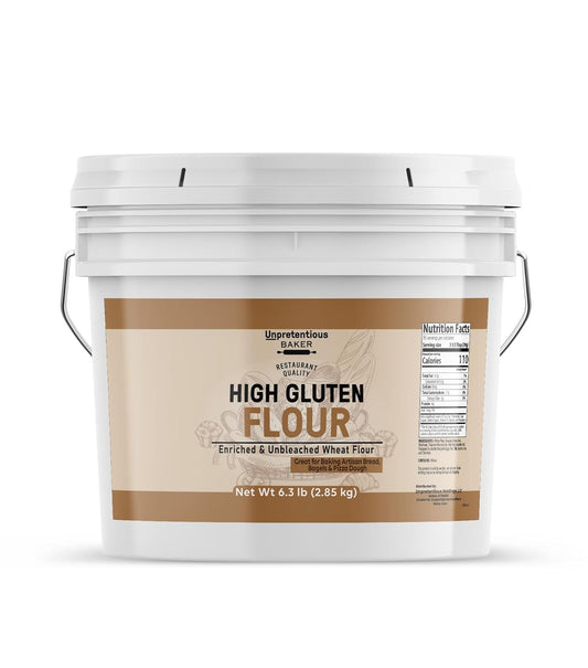 Unpretentious-High-Gluten-Flour,-1-Gallon-Bucket,-Artisan-Bread,-Bagels,-Pizza---386
