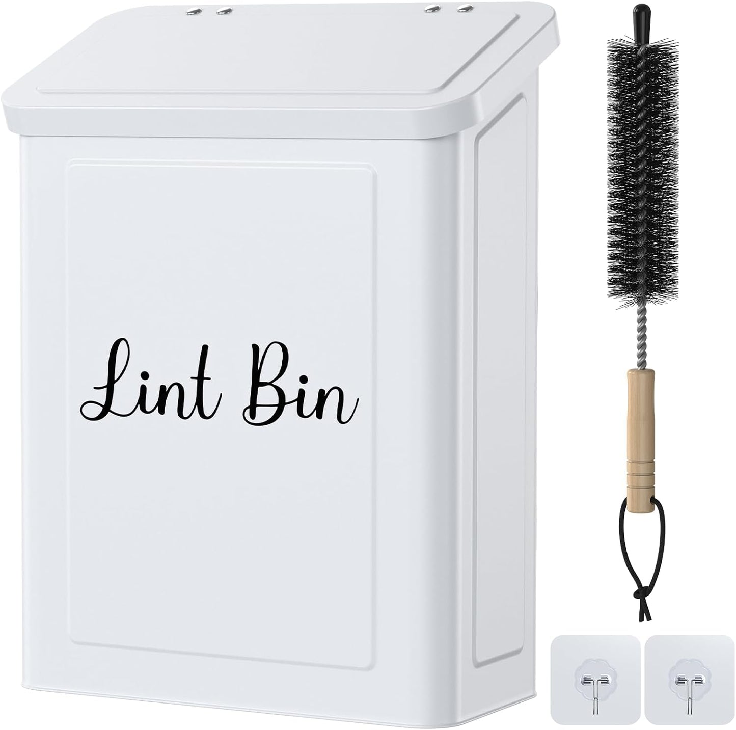 OUTWOLF-Magnetic-Lint-Bin-for-Laundry-Room,-Wall-Mounted-Metal-Lint-Box-343