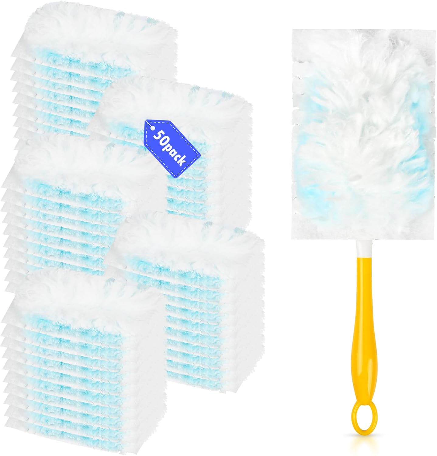 50-Count-180°-Multi-Surface-Feather-Duster-Refills-Compatible-with-Swiffer-4050