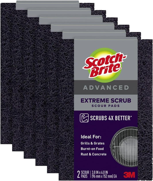 Scotch-Brite-Advanced-Extreme-Scrub,-Ideal-for-Grills-and-Grates,-12-2736