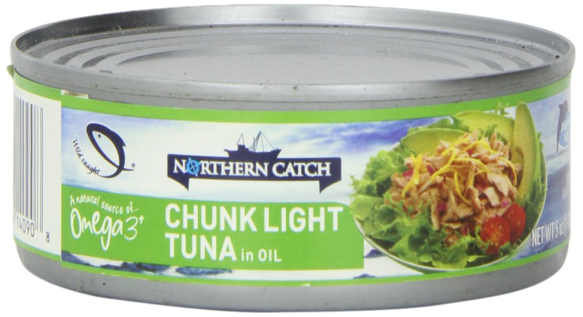Northern-Catch-Trozos-de-atún-en-aceite,-5-onzas-(paquete-de-24)---50