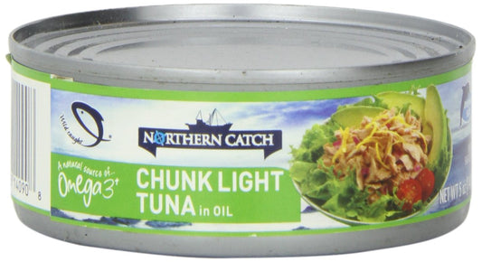 Northern-Catch-Trozos-de-atún-en-aceite,-5-onzas-(paquete-de-24)---50
