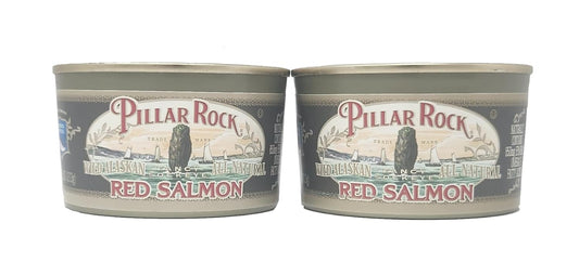 2-Pack-of-Red-Salmon-Pillar-Rock-7.5oz-Cans-Wild-Alskan-All-Natural-15