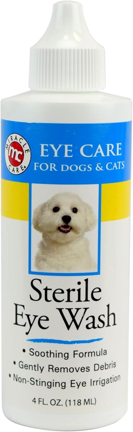 Miracle-Care-Sterile-Eye-Wash-for-Dogs-and-Cats,-4-Ounce-|-Non-Stinging-1313