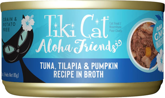 Tiki-Cat-Aloha-Friends-Wet-Cat-Food,-Tuna,-Tilapia-&-Pumpkin,-3-oz.-739