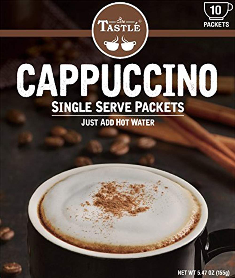 Cafe-Tastlé-Single-Serve-Cappuccino-Coffee,-10-Count-----------1484